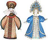 сувенирные  куклы в русских платьях