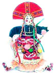 Япончик- шутейная кукла, керамика, текстиль, авторские модели